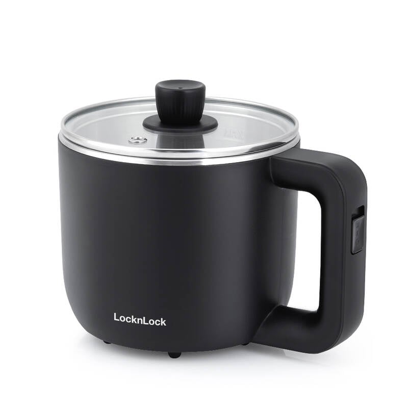 Nồi Điện Đa Năng, 0.8L, 220V, 50Hz, 600W - Màu Đen - LocknLock - EJP116BLK, , large image number null